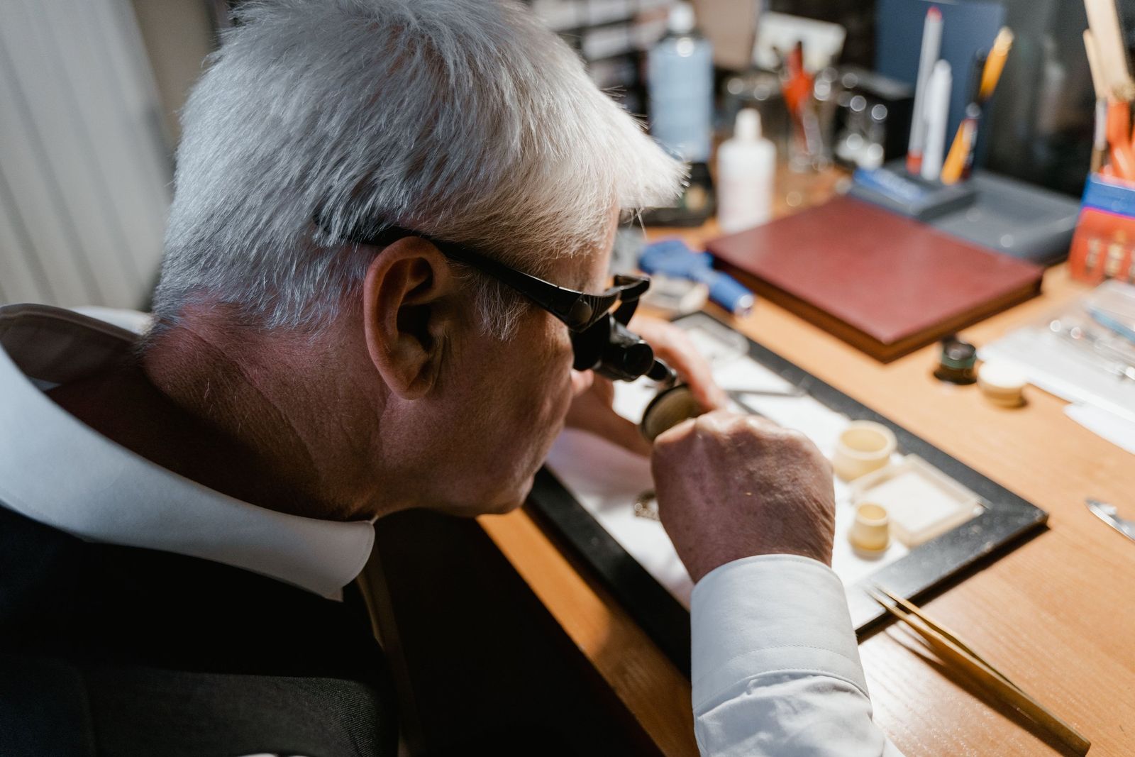 Arthur Hale at his end of the bench